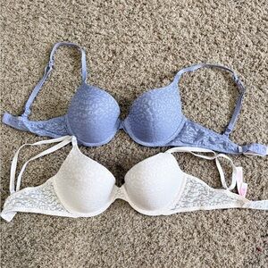 Victoria’s Secret Pink Lace Bra Bundle 34C – Like New (2 Pack)